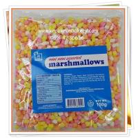 ราคา mini mini assorted marshmallows มินิมินิแอสซอร์ทมาร์ชแมลโลว์ สีขาว สำหรับทำน้ำตาลปั้น เม็ดเล็ก ขนาด150กรัม ที่ครบครัน เบเกอรี่