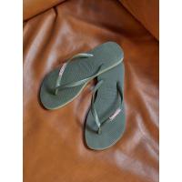 ราคา รองเท้าแตะคีบ รุ่น Slim Logo Pop Up Sandals - สีเขียว Havaianas (49685)