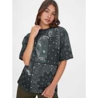 ราคา เสื้อทีเชิ้ต รุ่น Covernat X Bandana Graphics - สีดำ ALAND (79487)