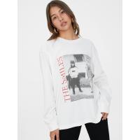 ราคา เสื้อทีเชิ้ตแขนยาว รุ่น Viva Studio X The Smiles - สี Ivory ALAND (79491)