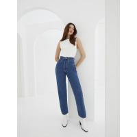 ราคา กางเกงยีนส์ขายาว รุ่น Slim Jeans02 - สี Blue Merge (80461)