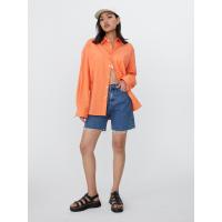 ราคา เสื้อเชิ้ตทรงหลวมแขนยาว รุ่น Bittercells X Overfit Papaerlike - สีส้ม ALAND (87164)