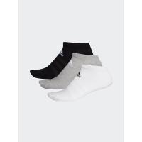 ราคา เซ็ตถุงเท้า 3 คู่ รุ่น Cushioned Low-Cut - สี Medium Grey Heather/White/Black adidas (89760)