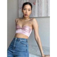 ราคา บราคอวีดีไซน์ผูกผ้าซาติน - สีชมพู Mad Moiselle Intimates by Sabina (38177)