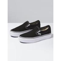 ราคา UA Classic Slip-On Platform Sneakers - Black Vans (81311)