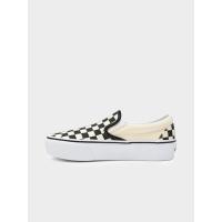 ราคา UA Classic Slip-On Platform Sneakers - Black/White Vans (81310)