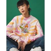 ราคา The Flintstones | Pomelo เสื้อสเวตเตอร์มัดย้อมพิมพ์ลาย Pebbles และ Bamm-Bamm เป็นมิตรต่อสิ่งแวดล้อม - สีคละ Pomelo (88309)