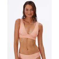 ราคา บิกินี่ท่อนบน รุ่น Premium Surf Deep V - สี Peach Rip Curl (87764)