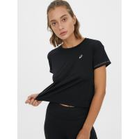 ราคา เสื้อออกกำลังกายทรงครอป รุ่น Race - สี Performance Black Asics (74219)