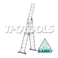 ราคา บันไดกางปรับพาด 3 ตอน รุ่น LD-SA Series (SKU : SANKI : บันไดอุตสาหกรรม)