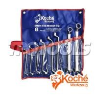 ราคา ชุดประแจแหวน 75 องศา (มิล) KCH016S8 (SKU : KOCHE ประแจชุด ประแจแหวน-ปากตาย)