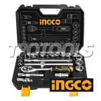 ราคา ชุดลูกบล็อค 1/2" 25 ชิ้น INGCO-HKTS12251 (SKU : INGCO : บล็อกชุด)