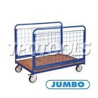 ราคา รถเข็นวัสดุทรงยาว HTL-1208WS, HTL-1208SS (SKU : JUMBO : รถเข็นอุตสาหกรรม)