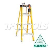 ราคา บันไดไฟเบอร์กลาส Eco แบบมีถาด (SKU : SANKI : บันไดอุตสาหกรรม LD-FBE04,LD-FBE05, LD-FBE06, LD-FBE07, LD-FBE08)