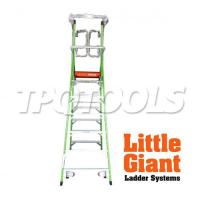 ราคา LG19608 บันไดไฟเบอร์กลาส 8' ไม่มีขาค้ำ SAFETY CAGE 8 STEP LITTLE GIANT (SKU : LITTLE GIANT : บันไดอุตสาหกรรม SAFETY CAGE 8 STEP LITTLE GIANT)