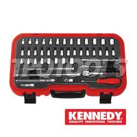 ราคา KEN-582-4898K บล็อกชุด 46 ตัว SQ.DR.1/4" (SKU : KENNEDY : บล็อกชุด / บล็อกชุดพร้อมเครื่องมือ KEN-582-4898K)