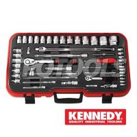 ราคา KEN-582-4899K บล็อกชุด 50 ตัว SQ.DR.1/4", 1/2" (SKU : KENNEDY : บล็อกชุด / บล็อกชุดพร้อมเครื่องมือ KEN-582-4899K)