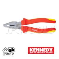 ราคา KEN-558-5180K คีมปากจิ้งจก VDE1000V Pro-Torq Insulated Combination Pliers (SKU : KENNEDY : เครื่องมือช่าง คีมปากจิ้งจก KEN-558-5180K)