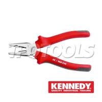 ราคา KEN-558-5140K คีมปากจิ้งจก 160 มม. ( 6.3/8" ) Pro-Torq Insulated Combination Pliers (SKU : KENNEDY : เครื่องมือช่าง คีมปากจิ้งจก KEN-558-5140K)