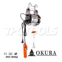 ราคา OWE400_DL รอกสลิงไฟฟ้า 200 กก. 1000W DOUBLE-LINE ELECTRIC HOISTS OWE SERIES (SKU : OKURA : รอกโซ่ รอกโยก รอกถ่วง OWE400_DL)