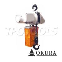 ราคา E-OK-250MCH รอกไฟฟ้าแบบพกพา OKURA ยก 250 กก. โซ่ยาว 3 เมตร (SKU : OKURA : รอกโซ่ รอกโยก รอกถ่วง E-OK-250MCH)