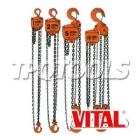 ราคา VL5-05 รอกโซ่มือสาวชนิดตลับลูกปืน 0.5 ตัน CHAIN BLOCK (ญี่ปุ่น) (SKU : VITAL รอกโซ่ รอกโยก รอกถ่วง VL5-05)