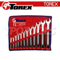 ราคา TPQ-TRCBS12 ชุดประแจแหวนข้างปากตาย (มิล) 12 ตัว ขนาด 10 - 32 มม. (SKU : TOREX สินค้าจากประเทศเยอรมัน TPQ-TRCBS12) (155934)