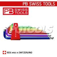 ราคา PB212LH10RB ประแจหกเหลี่ยมหัวบอลยาว สีรุ้ง NO.212LH10RB ขนาด 1.5-10 มม. (SKU : PB SWISS TOOLS สินค้าแท้จากสวิตเซอร์แลนด์ PB212LH10RB) (155438)