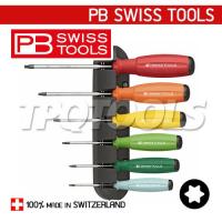 ราคา PB8440RB ไขควงชุดหัวท็อกซ์ 6 ตัว/ชุด ด้ามยางสีรุ้ง+แผงแขวน (SKU : PB SWISS TOOLS สินค้าแท้จากสวิตเซอร์แลนด์ PB8440RB) (160477)