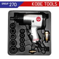 ราคา KBE-270-2350K ชุดบล็อกลม 1/2"+ลูกบล็อกลม IMPACT WRENCH KIT (SKU : KOBE TOOLS สินค้าจากประเทศอังกฤษ KBE-270-2350K) (163353)