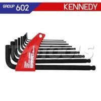 ราคา KEN-602-5500K (1.5-10 มม.) ประแจหกเหลี่ยมหัวบอลยาว 9 ตัวชุด (SKU : KENNEDY สินค้าจากประเทศอังกฤษ KEN-602-5500K) (163839)