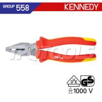 ราคา KEN-558-5180K คีมปากจิ้งจก 205 มม. (8") VDC1000VAC (SKU : KENNEDY สินค้าจากประเทศอังกฤษ KEN-558-5180K) (171538)