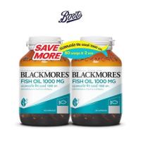 ราคา แบลคมอร์ส ฟิช ออย 1000 มก. 80 แคปซูล แพ็คคู่ Blackmores Fish Oil 1000Mg 80S Pack X2 (66b2f17d1a1d4b6b2aadaee5)