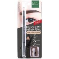 ราคา เบบี้ไบร์ท เพอร์เฟ็คอายบราวเพนซิล 1.2g 05 ดีพบราวน์ Baby Bright Perfect Eyebrow Pencil 1.2g 05 Deep Brown (Y2022) (63a14193f258005da96533c7)