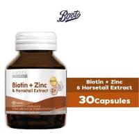 ราคา แอมเซลไบโอตินพลัสซิงค์และสารสกัดจากหญ้าหางม้า 30 แคปซูล (ผลิตภัณฑ์เสริมอาหาร) Amsel Biotin Plus Zinc And Horsetail Extract 30 Capsules (Supplement) (68415589841bd4d0d3169508)
