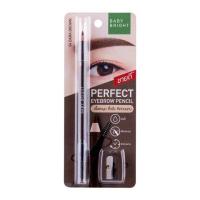 ราคา เบบี้ไบร์ท เพอร์เฟ็คอายบราวเพนซิล 1.2g 04 ดาร์กบราวน์ Baby Bright Perfect Eyebrow Pencil 1.2g 04 Dark Brown (Y2022) (63a14193f258005da96533c6)