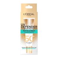 ราคา ลอรีอัล ปารีส ยูวี ดีเฟนเดอร์ แมทท์ แอนด์ เฟรช ซันสกรีน SPF50+ PA++++ ลอง ยูวีเอ 30มล. L'Oreal Paris UV Defender Matte & Fresh Sunscreen SPF50+ PA++++ Long UVA 30ml (654b07fe8953fd6eaad5bb42)