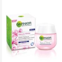 ราคา กานิเย่ ซากุระ ไวท์ ไนท์ ครีม 50 มล. Garnier Sakura White Night Cream 50 ml. (60dea669be6d1f362111c1df)