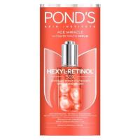 ราคา พอนด์ส เอจ มิราเคิล อัลติเมท ยูธ เซรั่ม เฮกซิล-เรตินอล 30 กรัม Pond's Age Miracle Ultimate Youth Serum Hexyl-Retinol 30g (66053fdea377b1dcbc315c06)