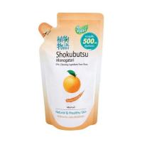 ราคา โชกุบุสซึ ครีมอาบน้ำ สูตรผิวใสกระจ่าง น้ำมันเปลือกส้ม 500 มล. ชนิดเติม Shokubutsu Bath Orange Peel Oil 500 mL Refill (6555f66f04b1a92d79ba4991)