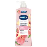 ราคา วาสลีน ซุปเปอร์ฟู้ด พีช 320 มล. Vaseline Supperfood Peach 320ml (62d92e2527f8168a20f5d3b1)