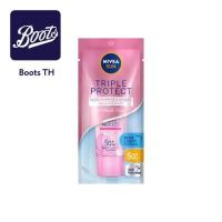 ราคา นีเวีย ซัน ทริปเปิล โพรเท็ค เรเดียนซ์ แอนด์ สมูท 40มล. Nivea Sun Triple Protect Radiance & Smooth 40ml (60e521f9be6d1f36216ea00a)