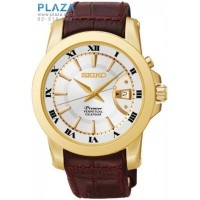ราคา นาฬิกาข้อมือ SEIKO Premier Perpetual Calendar (Gold)[SNQ144]