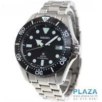 ราคา นาฬิกาข้อมือ SEIKO Prospex Titanium Solar Diver's 200m (Black)[SBDJ013J]