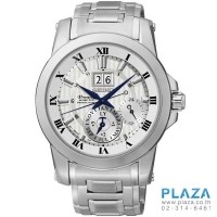 ราคา นาฬิกาข้อมือ SEIKO Premier Kinetic Perpetual Calendar (Silver)[SNP091]