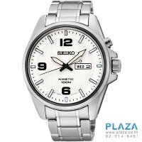 ราคา นาฬิกาข้อมือ SEIKO Kinetic Day-Date (Silver)[SMY135]