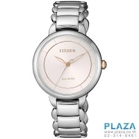 ราคา นาฬิกาข้อมือ CITIZEN Lady L Eco-Drive (Silver)[EM0676-85X]