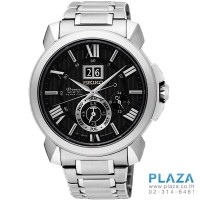 ราคา นาฬิกาข้อมือ SEIKO Premier Kinetic Perpetual The one (Black Dial)[SNP141P]