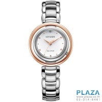 ราคา นาฬิกาข้อมือ CITIZEN Lady L Eco-Drive (Pink Gold)[EM0668-83A]