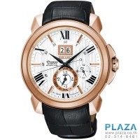 ราคา นาฬิกาข้อมือ SEIKO Premier Kinetic Perpetual Calendar (Pink Gold)[SNP150P]
